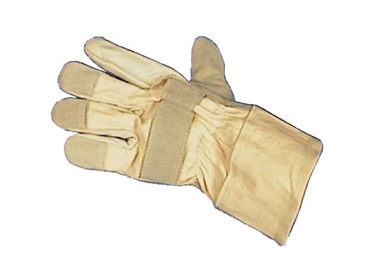 Glove Cowhide CE-CAT, natural-colored